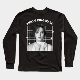 Molly ringwald --- aesthetic Long Sleeve T-Shirt